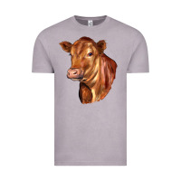 Vintage Zinc red angus cattle cow Vintage Tee - LillyAllenDesigns