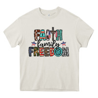 Faith Family Freedom Heavy Core Tee | Teevron