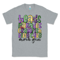 Heather Grey beads parades crawfish king cake mardi gras Classic Tee - MaliasSmallBusiness