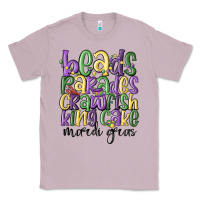 Lilac beads parades crawfish king cake mardi gras Classic Tee - MaliasSmallBusiness