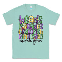 Seafoam beads parades crawfish king cake mardi gras Classic Tee - MaliasSmallBusiness