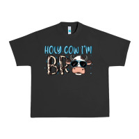 Pigment Black holy cow i'm bro Urban Heavy Tee - MaliasSmallBusiness
