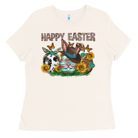 Bone Western Happy Easter Ladies Tee - Neo Western