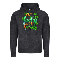 Vintage Black st.patricks one lucky nurse Vintage Hoodie - BarkalooDesign