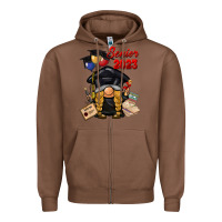 Chestnut senior 2023 gnome Zipper Hoodie - BarkalooDesign