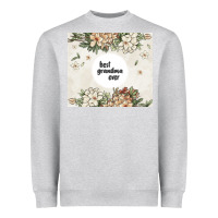 Heather Grey best garandma ever Heavyweight Sweatshirt - MaliasSmallBusiness