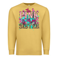 Antique Gold The pink is for my sister Cancer Awareness Premium Sweatshirt - HowdyJamesFarm