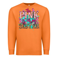 Carrot The pink is for my sister Cancer Awareness Premium Sweatshirt - HowdyJamesFarm