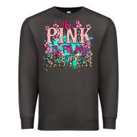 Smoke The pink is for my sister Cancer Awareness Premium Sweatshirt - HowdyJamesFarm