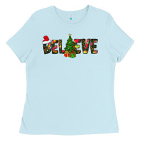 Believe Christmas Ladies Tee | Teevron