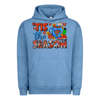 Pigment Pebble Blue tis the season  basketball coffee mug Urban Hoodie - FaDigitalArtStudio