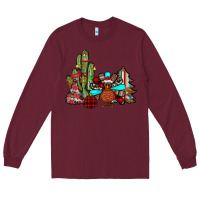 Burgundy christmas turkey Long Sleeve Tee - JahusDesignShop