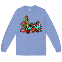 Colony Blue christmas turkey Long Sleeve Tee - JahusDesignShop