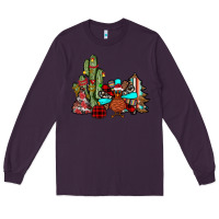 Plum christmas turkey Long Sleeve Tee - JahusDesignShop