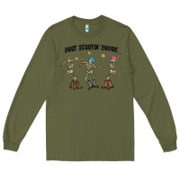 Army Green boot scctin' boogie Long Sleeve Tee - MaliasSmallBusiness