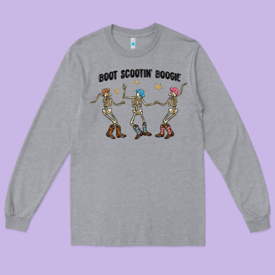 Boot Scctin' Boogie Long Sleeve Tee Designed By Maliassmallbusiness