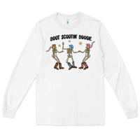 White boot scctin' boogie Long Sleeve Tee - MaliasSmallBusiness