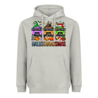 Moon Dust hallothanksmas school bus Heavyweight Hoodie - texasbilliewilder