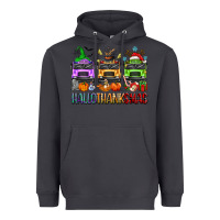 Smoke hallothanksmas school bus Heavyweight Hoodie - texasbilliewilder