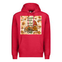 Cardinal pumpkin kisses and harvest wishes Premium Hoodie - TumblerDesignByShophia