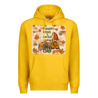 Lemon pumpkin kisses and harvest wishes Premium Hoodie - TumblerDesignByShophia