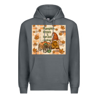 Rock pumpkin kisses and harvest wishes Premium Hoodie - TumblerDesignByShophia