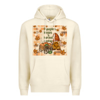 Sandshell pumpkin kisses and harvest wishes Premium Hoodie - TumblerDesignByShophia