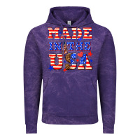 Cloud Purple made in the usa Vintage Hoodie - NancyCooperArtShop