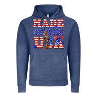 Vintage Denim made in the usa Vintage Hoodie - NancyCooperArtShop
