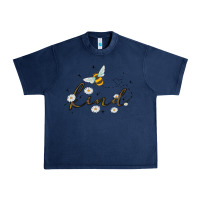 Navy bee kind Urban Heavy Tee - MaliasSmallBusiness