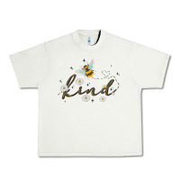 Pistachio bee kind Urban Heavy Tee - MaliasSmallBusiness