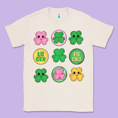 St.patrick's Day Clovers Classic Tee Designed By Maliassmallbusiness