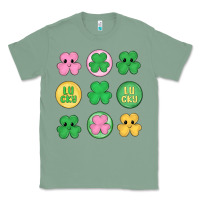 Sage st.patrick's day clovers Classic Tee - MaliasSmallBusiness