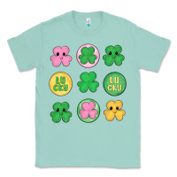 Seafoam st.patrick's day clovers Classic Tee - MaliasSmallBusiness