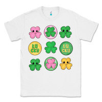 White st.patrick's day clovers Classic Tee - MaliasSmallBusiness