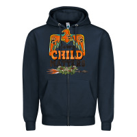 Navy every child matters thunderbird Zipper Hoodie - BarkalooDesign