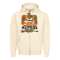 Sandshell every child matters thunderbird Zipper Hoodie - BarkalooDesign