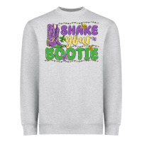 Heather Grey shake your bootie Heavyweight Sweatshirt - MaliasSmallBusiness