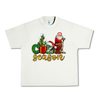 Pistachio cozy season with santa christmas tree cactus and gift Urban Heavy Tee - AdoDesignShop