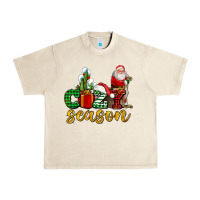 Sandshell cozy season with santa christmas tree cactus and gift Urban Heavy Tee - AdoDesignShop