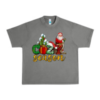 Tornado cozy season with santa christmas tree cactus and gift Urban Heavy Tee - AdoDesignShop