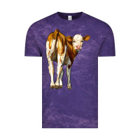 Cloud Purple simmental calf Vintage Tee - LillyAllenDesigns