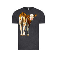 Vintage Black simmental calf Vintage Tee - LillyAllenDesigns