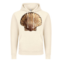 Vintage Artic Japanese Scallop Shell Vintage Hoodie - LillyAllenDesigns