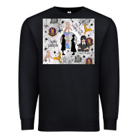 Black gothic girl and colorful girl Premium Sweatshirt - TumblerDesignByShophia