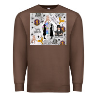 Chestnut gothic girl and colorful girl Premium Sweatshirt - TumblerDesignByShophia