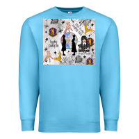 Ocean Blue gothic girl and colorful girl Premium Sweatshirt - TumblerDesignByShophia