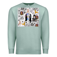 Seafoam gothic girl and colorful girl Premium Sweatshirt - TumblerDesignByShophia