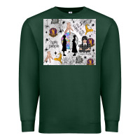 Sports Green gothic girl and colorful girl Premium Sweatshirt - TumblerDesignByShophia