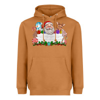 Meerkat custom name christmas Heavyweight Hoodie - texasbilliewilder